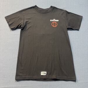 Marvel Black Widow Men Black Tee Sz S Pre-Owned Excellent